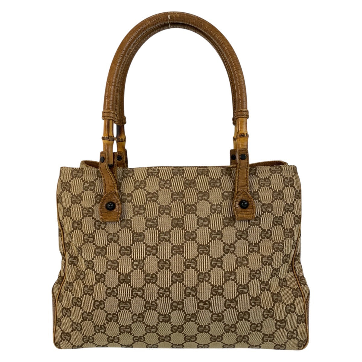 20575
GUCCI グッチ バンブー ベージュ ブラウン GGキャンバス / レザー 112526 トートバッグ ショルダーバッグ レディース ABP35
