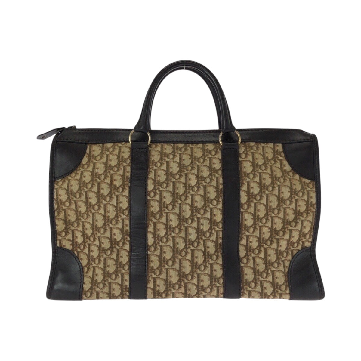 20577
Dior ディオール ヴィンテージ トロッター ブラウン ベージュ ゴールド金具 キャンバス / レザー ハンドバッグ ボストンバッグ レディース AB36