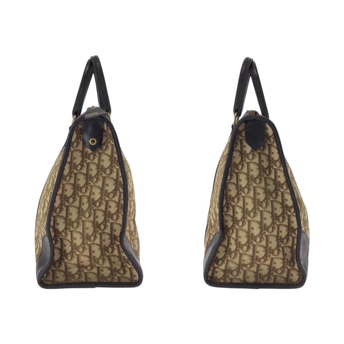 20577
Dior ディオール ヴィンテージ トロッター ブラウン ベージュ ゴールド金具 キャンバス / レザー ハンドバッグ ボストンバッグ レディース AB36