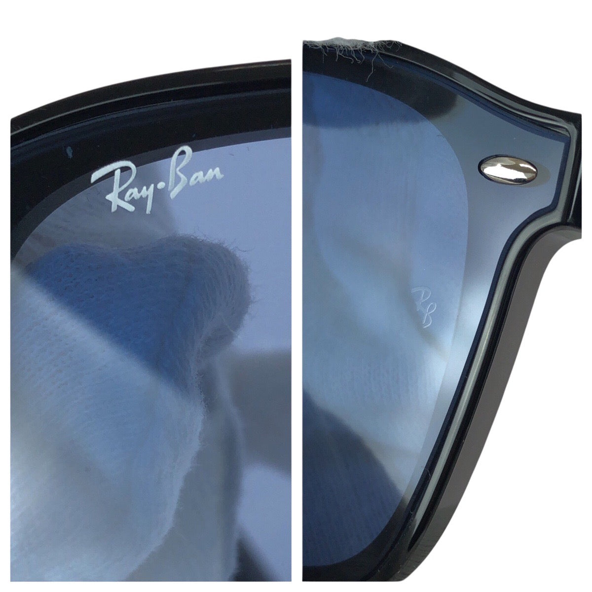 21573
Ray-Ban レイバン ブラック 黒 ブルー プラスチック RB4392D 601／80 66□17 145 2N サングラス メガネ 男女兼用 スクエア レディース SA14