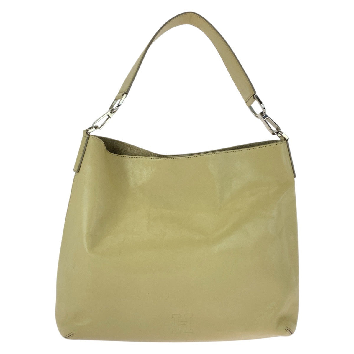 20580
HIROFU Hirofu Beige Cream Silver Hardware Leather 2007601 Shoulder Bag Women's ABP8