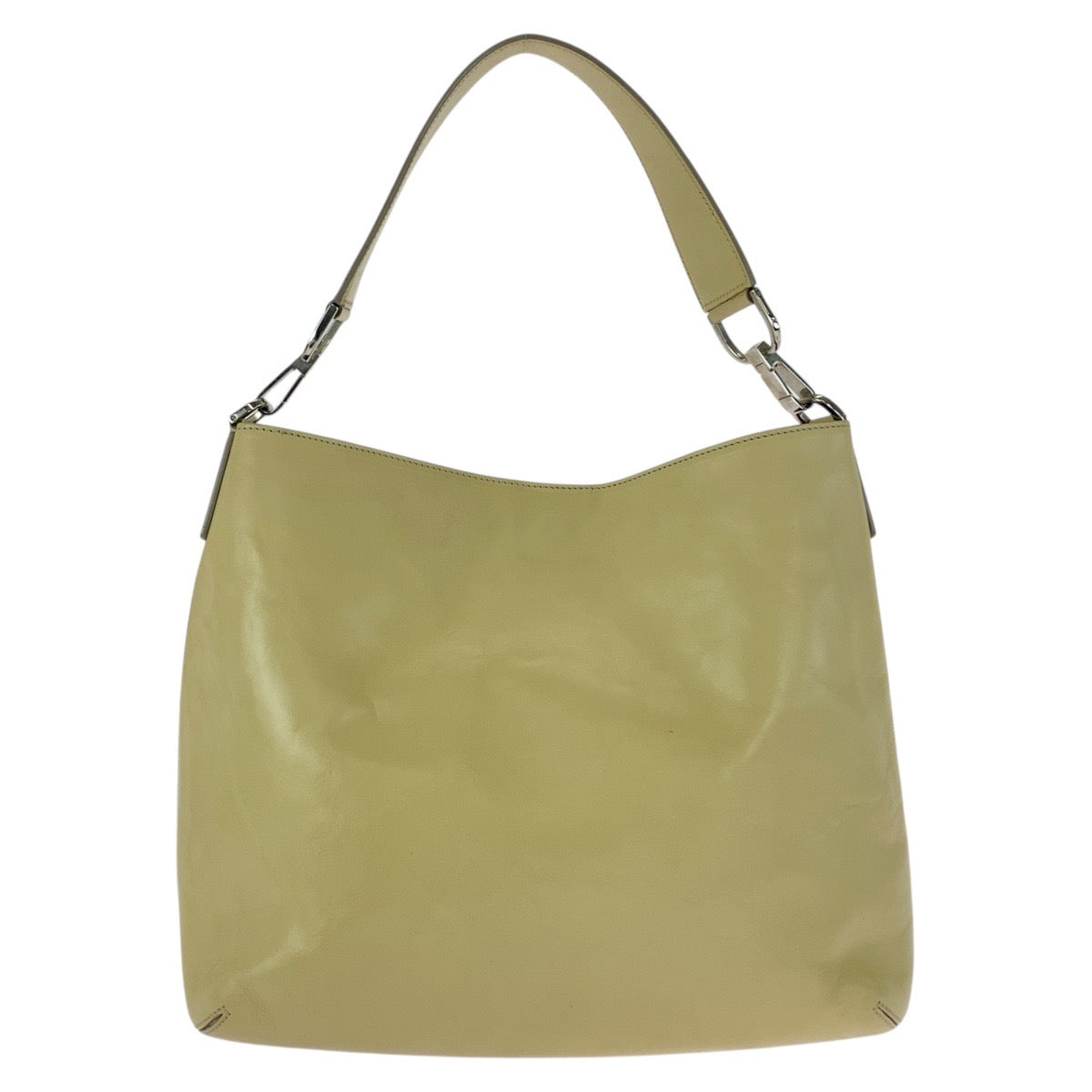 20580
HIROFU Hirofu Beige Cream Silver Hardware Leather 2007601 Shoulder Bag Women's ABP8