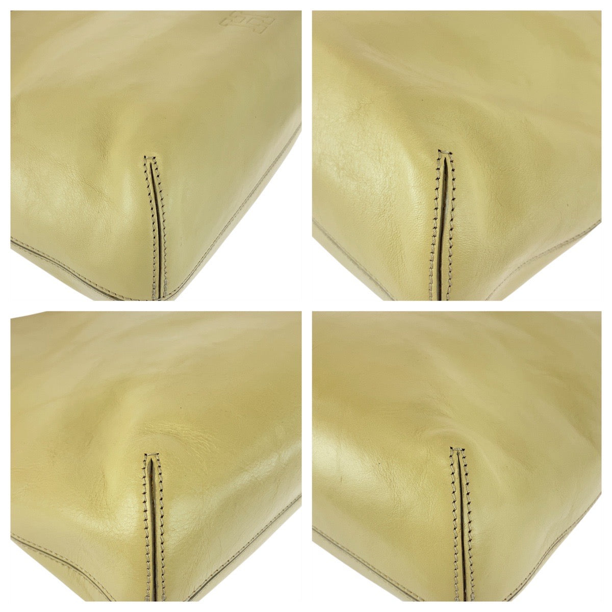 20580
HIROFU Hirofu Beige Cream Silver Hardware Leather 2007601 Shoulder Bag Women's ABP8