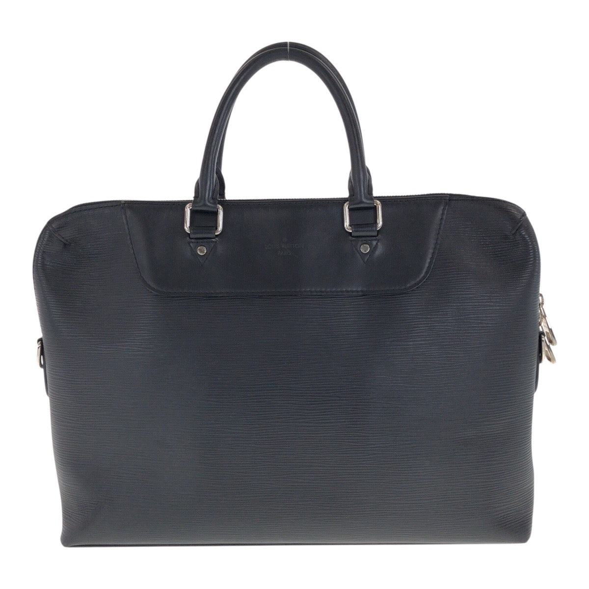 20582
LOUIS VUITTON ルイヴィトン エピ ポルト ドキュマン ジュール ブラック 黒 シルバー金具 レザー M50163 ビジネスバッグ ブリーフケース メンズ AB58