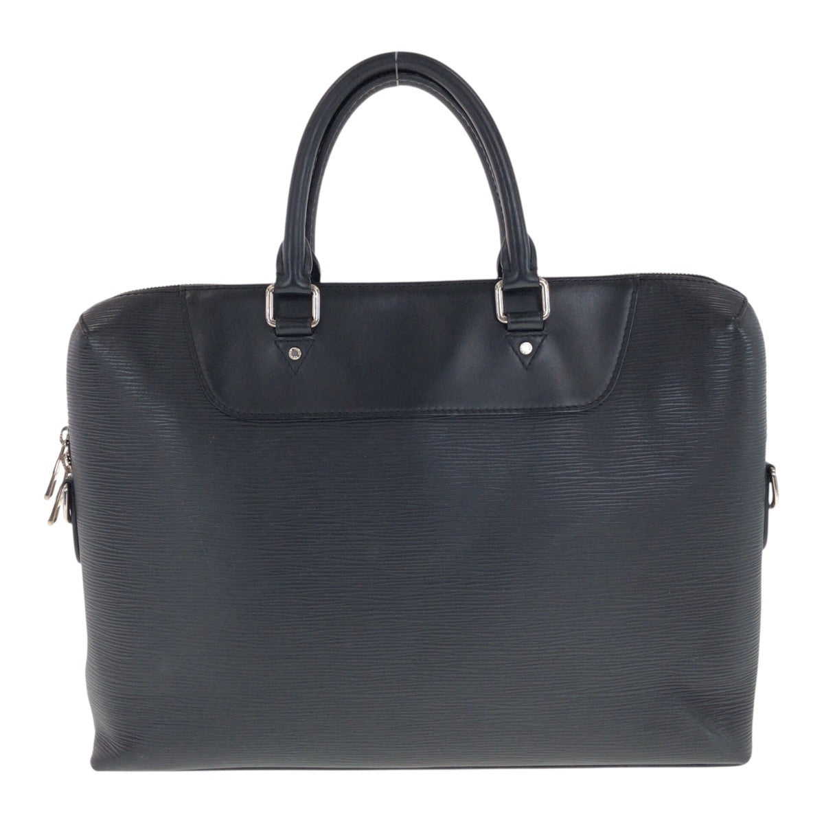 20582
LOUIS VUITTON ルイヴィトン エピ ポルト ドキュマン ジュール ブラック 黒 シルバー金具 レザー M50163 ビジネスバッグ ブリーフケース メンズ AB58