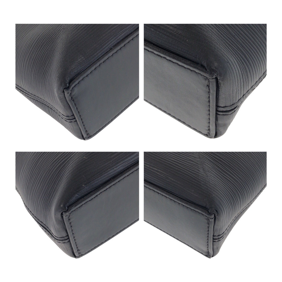 20582
LOUIS VUITTON ルイヴィトン エピ ポルト ドキュマン ジュール ブラック 黒 シルバー金具 レザー M50163 ビジネスバッグ ブリーフケース メンズ AB58