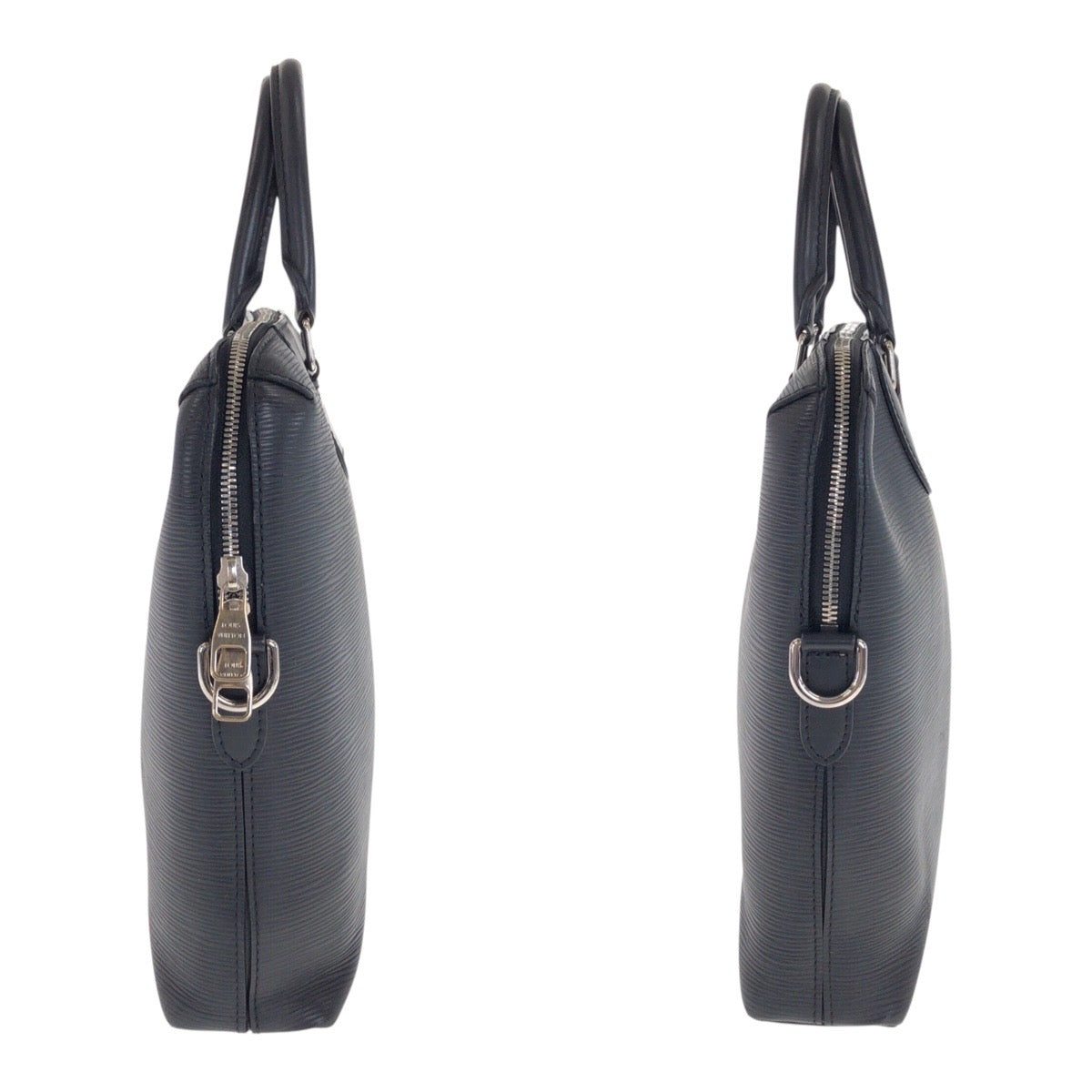 20582
LOUIS VUITTON ルイヴィトン エピ ポルト ドキュマン ジュール ブラック 黒 シルバー金具 レザー M50163 ビジネスバッグ ブリーフケース メンズ AB58