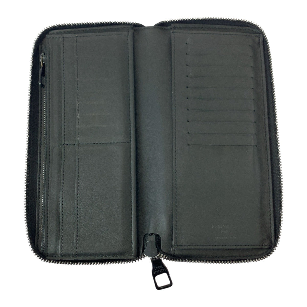 20584
LOUIS VUITTON Monogram Empreinte Zippy Wallet Vertical Black Leather M69047 Long Wallet Round Zipper Men's ABP35