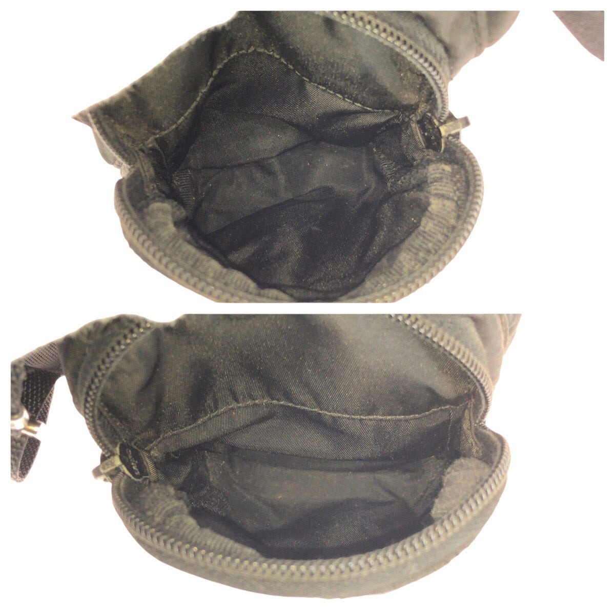 20598
PRADA プラダ テスート 三角ロゴプレート ブラック 黒 シルバー金具 ナイロン / レザー ショルダーバッグ メッセンジャーバッグ レディース ABP36