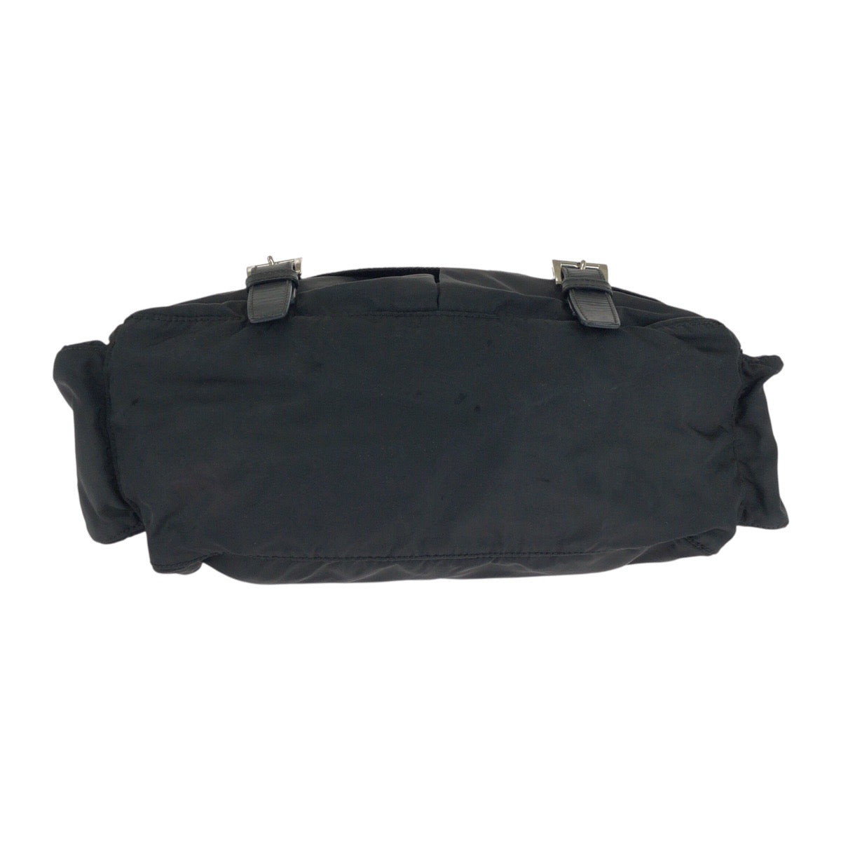 20598
PRADA プラダ テスート 三角ロゴプレート ブラック 黒 シルバー金具 ナイロン / レザー ショルダーバッグ メッセンジャーバッグ レディース ABP36