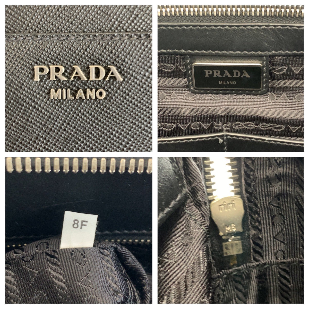 20601
PRADA プラダ サフィアーノ ブラック 黒 シルバー金具 レザー ビジネスバッグ ブリーフケース メンズ SA850
