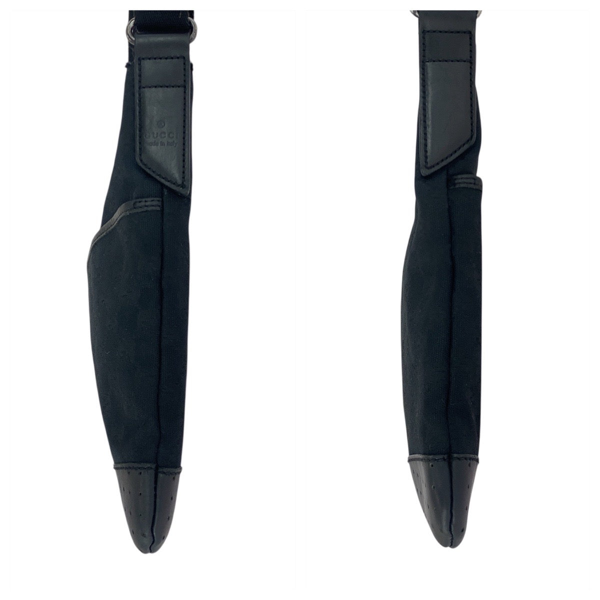 20603
GUCCI グッチ ブラック 黒 シルバー金具 GGキャンバス / レザー 145857 ショルダーバッグ メッセンジャーバッグ レディース AB28