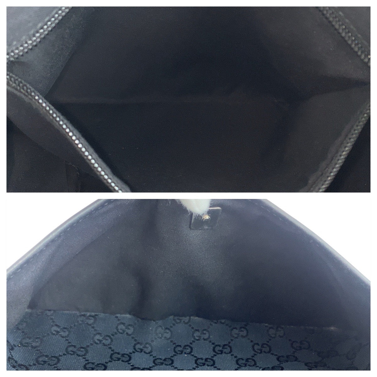20603
GUCCI グッチ ブラック 黒 シルバー金具 GGキャンバス / レザー 145857 ショルダーバッグ メッセンジャーバッグ レディース AB28