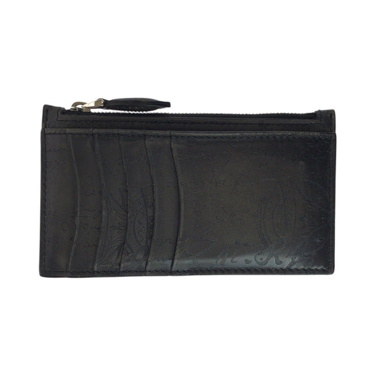 20605
Berluti ベルルッティ カリグラフィ スクリット ダークグレー シルバー金具 レザー カードケース コインケース フラグメントケース メンズ ABP49