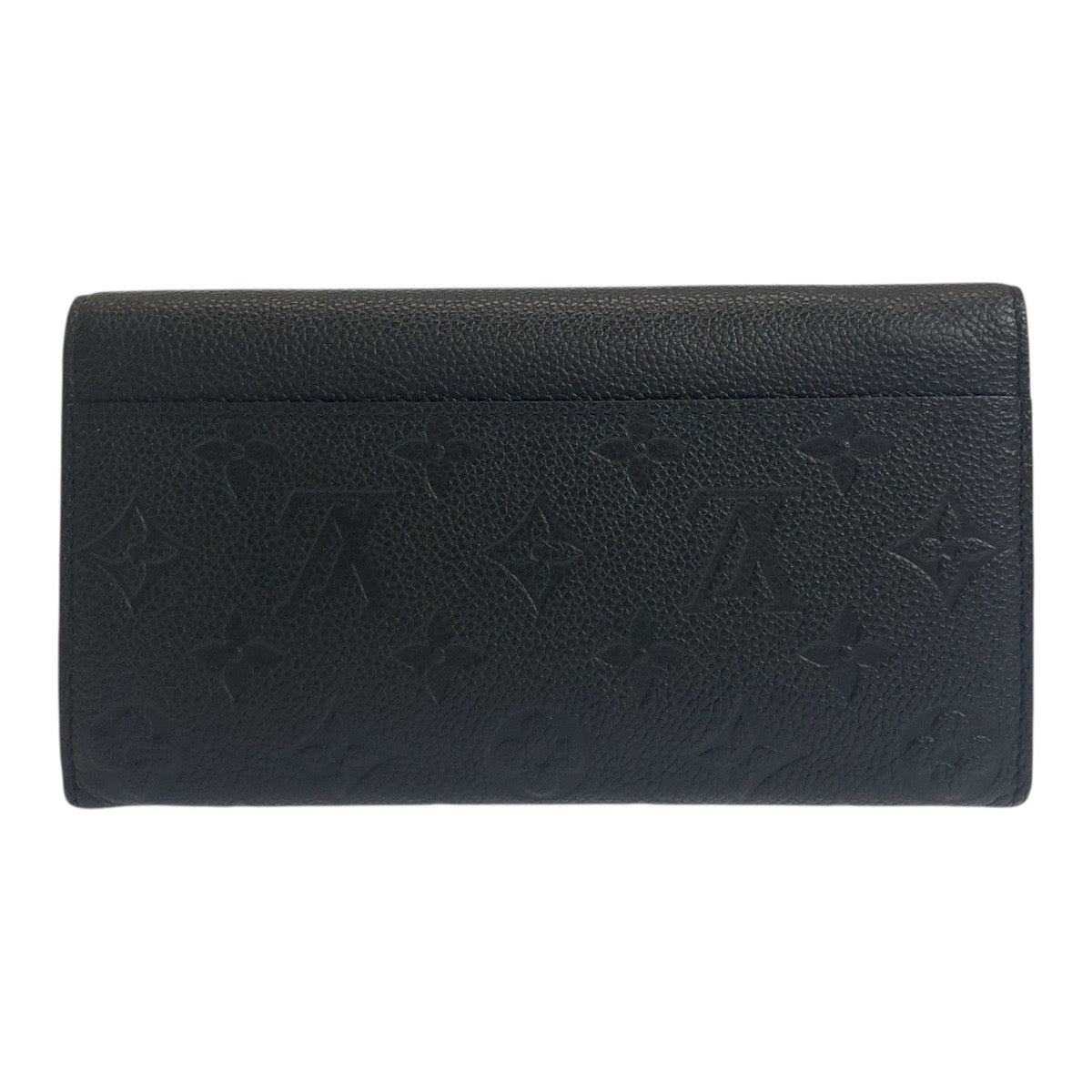 20611
LOUIS VUITTON ルイヴィトン モノグラム アンプラント ポルトフォイユサラ ノワール ブラック 黒 ゴールド金具 レザー M61182 長財布 ロングウォレット レディース AB36