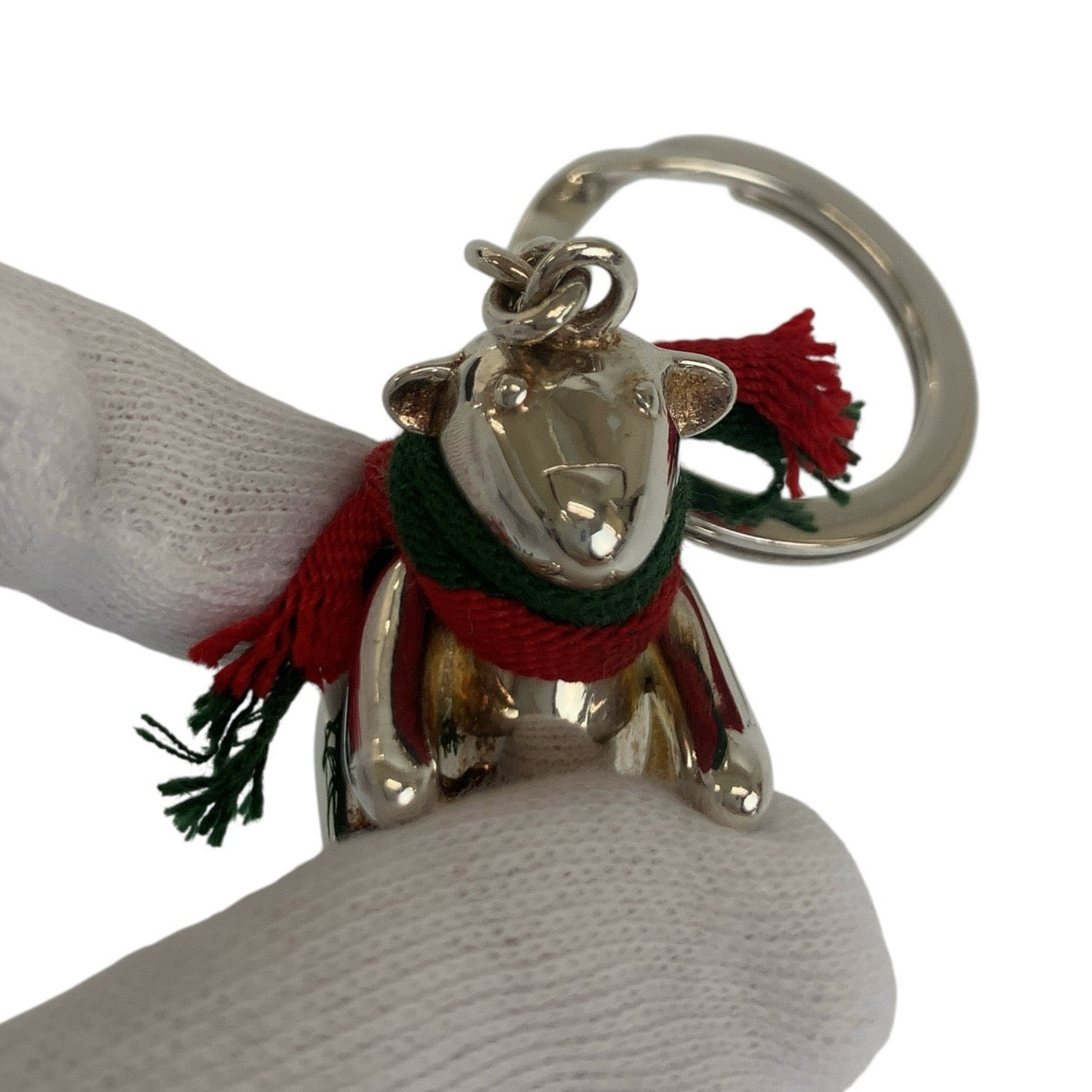 20615
GUCCI グッチ シェリーライン シルバー SV925 シルバー キーホルダー レディース AB12