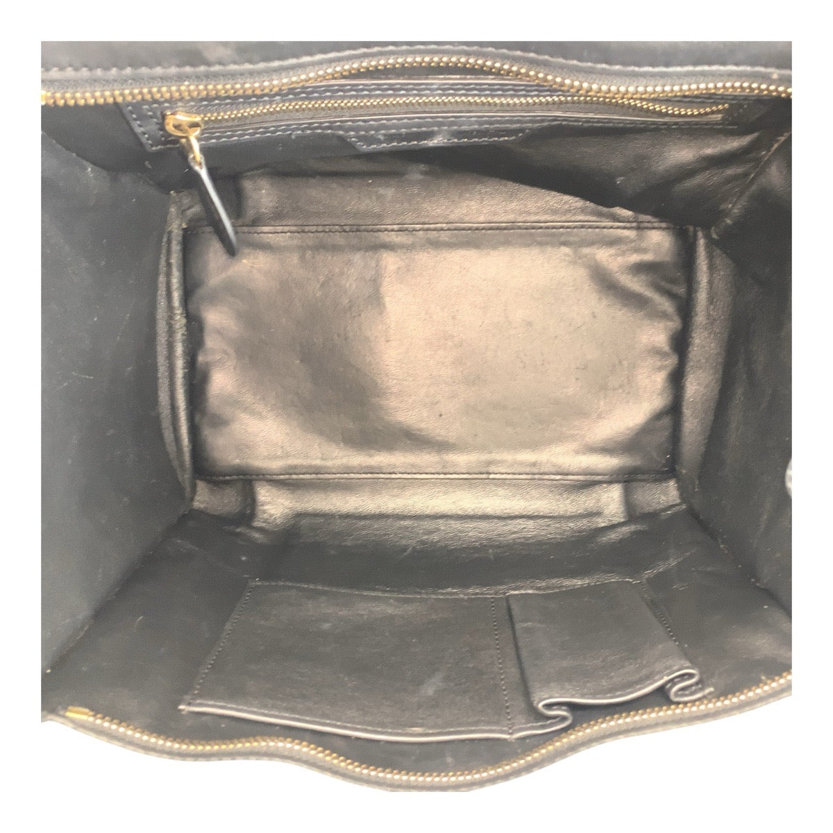 20618
CELINE セリーヌ ラゲージ ミニショッパー ブラック 黒 ゴールド金具 レザー F SA 0132 トートバッグ ハンドバッグ レディース AB63