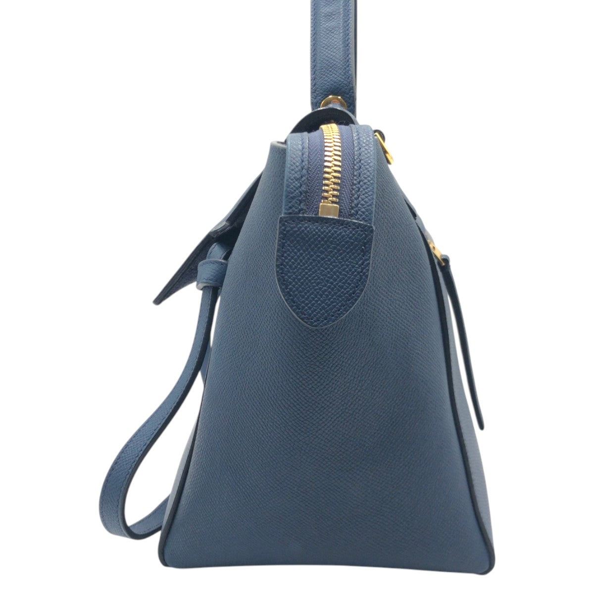 20619
CELINE セリーヌ フラップ ベルトバッグ ミニ ブルー レザー 176103ZVA.07DS ハンドバッグ ショルダーバッグ レディース ABP70