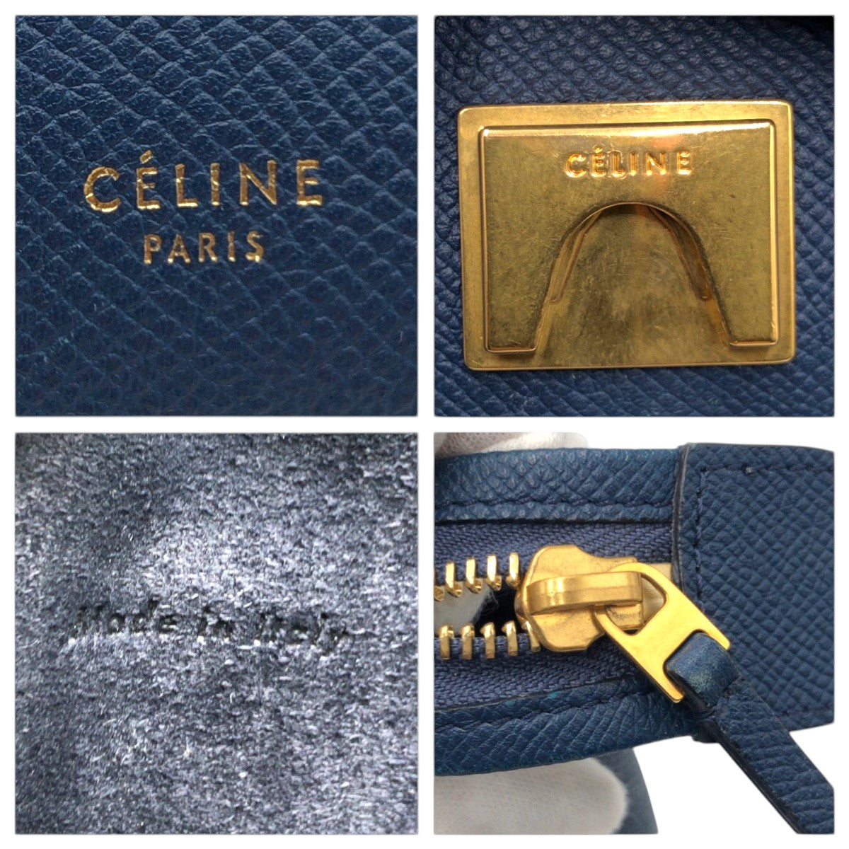 20619
CELINE セリーヌ フラップ ベルトバッグ ミニ ブルー レザー 176103ZVA.07DS ハンドバッグ ショルダーバッグ レディース ABP70