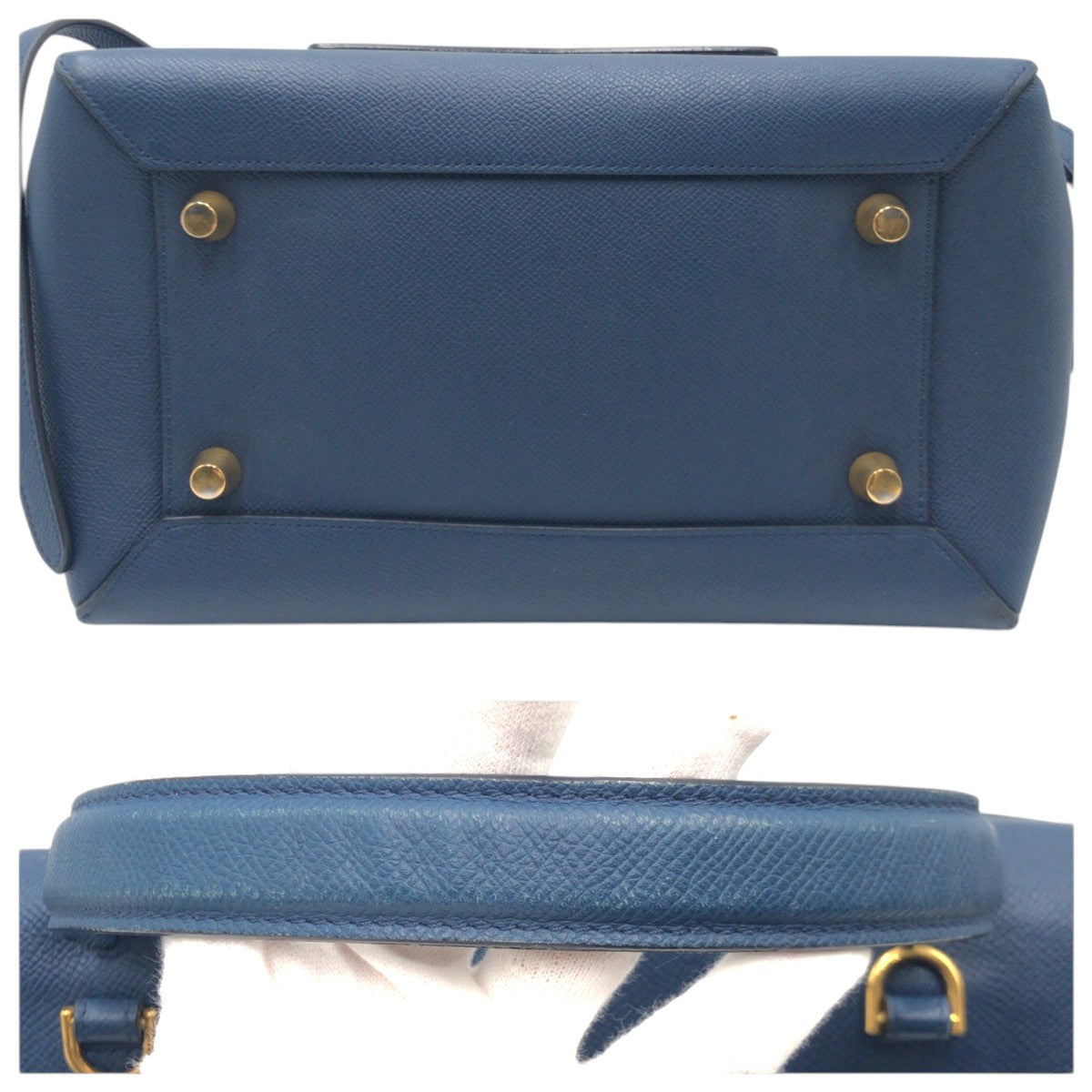 20619
CELINE セリーヌ フラップ ベルトバッグ ミニ ブルー レザー 176103ZVA.07DS ハンドバッグ ショルダーバッグ レディース ABP70