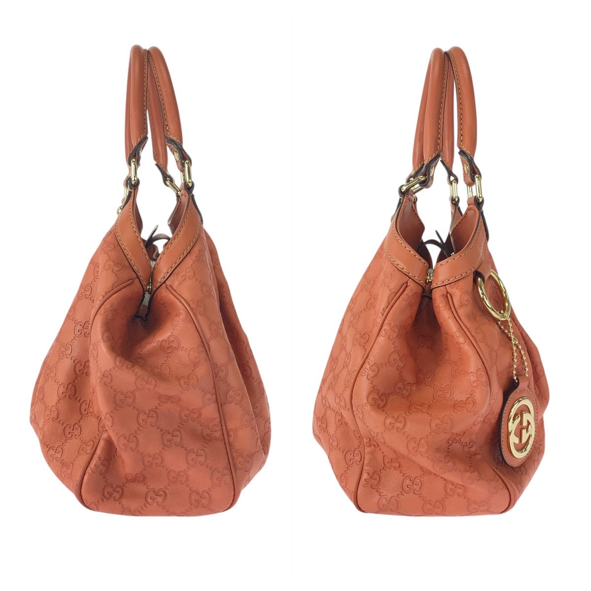 20620
GUCCI グッチ グッチ シマ スーキー ピンク ゴールド金具 レザー 211944 トートバッグ ショルダーバッグ レディース AB42
