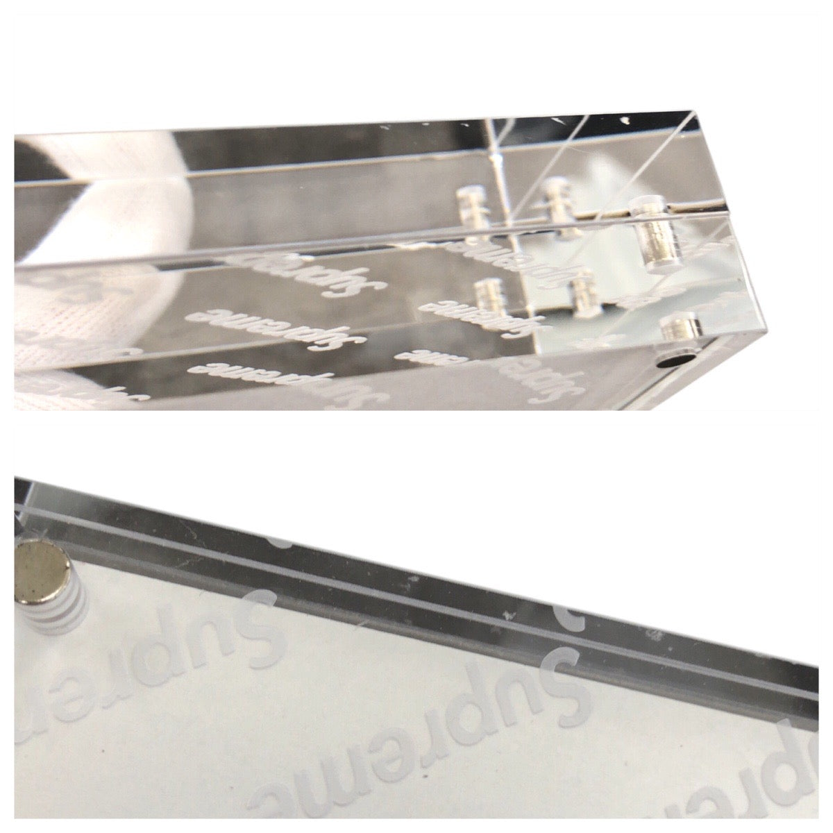 20624
Supreme シュプリーム Acrylic Photo Frame 2個セット クリア アクリル フォトフレーム メンズ S14