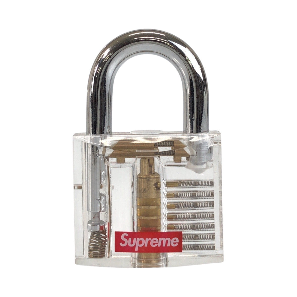 20627
Supreme シュプリーム トランスペアレントロック クリア プラスチック / メタル 南京錠 鍵 メンズ SA7