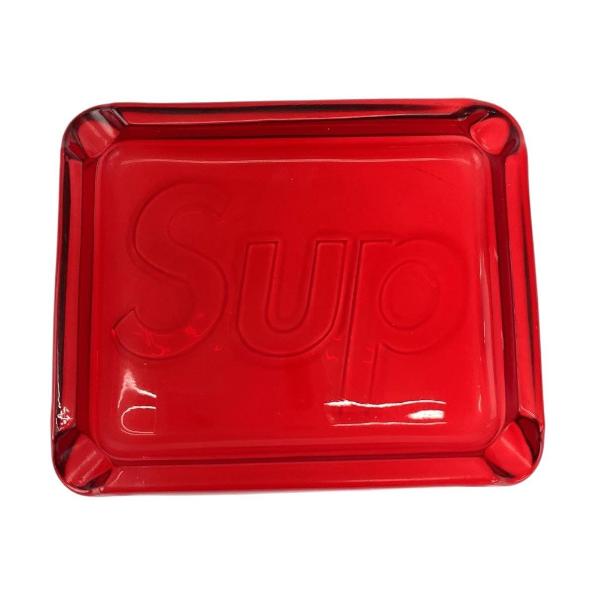 20631
Supreme シュプリーム 20SS Debossed Glass Ashtray Debossed Glass Ashtray レッド ガラス 灰皿 アッシュトレイ レディース N12