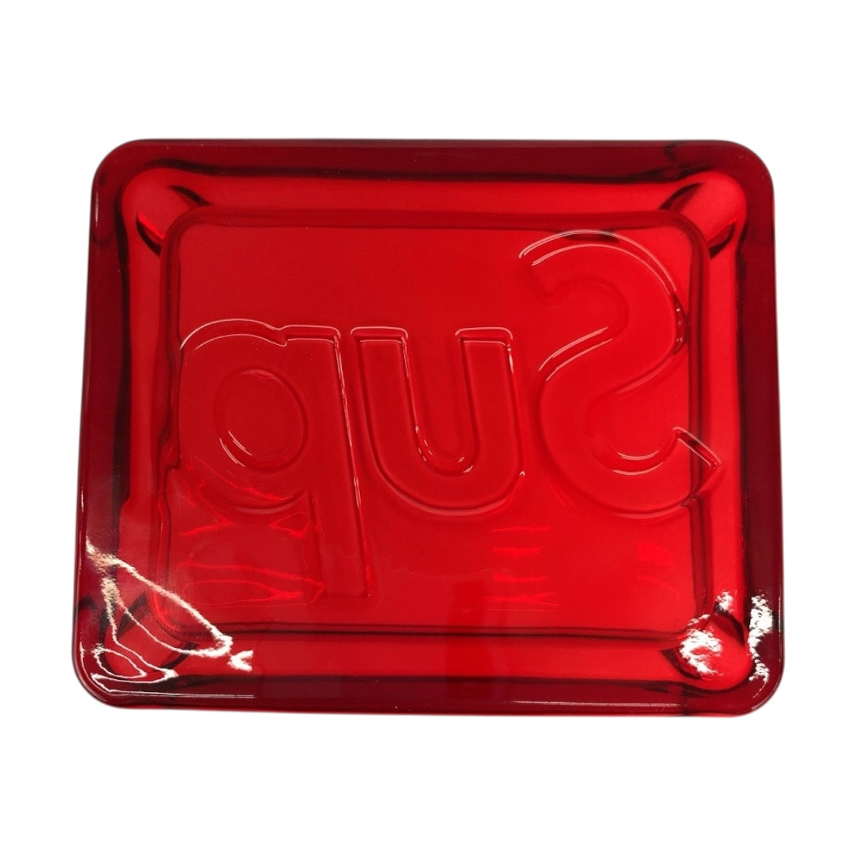 20631
Supreme シュプリーム 20SS Debossed Glass Ashtray Debossed Glass Ashtray レッド ガラス 灰皿 アッシュトレイ レディース N12