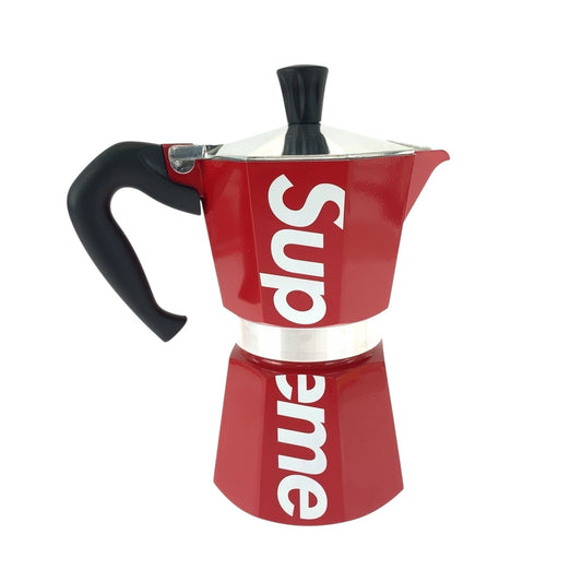 20635
Supreme シュプリーム Moka Express ビアレッティ レッド ホワイト シルバー ステンレス コーヒーメーカー メンズ N35