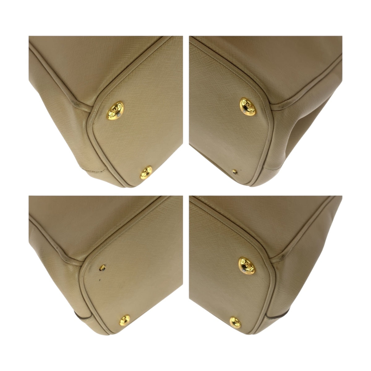 20137
PRADA プラダ サフィアーノ 三角ロゴプレート ベージュ ゴールド金具 レザー BN2674 ショルダーバッグ トートバッグ ハンドバッグ 2way レディース ABP57