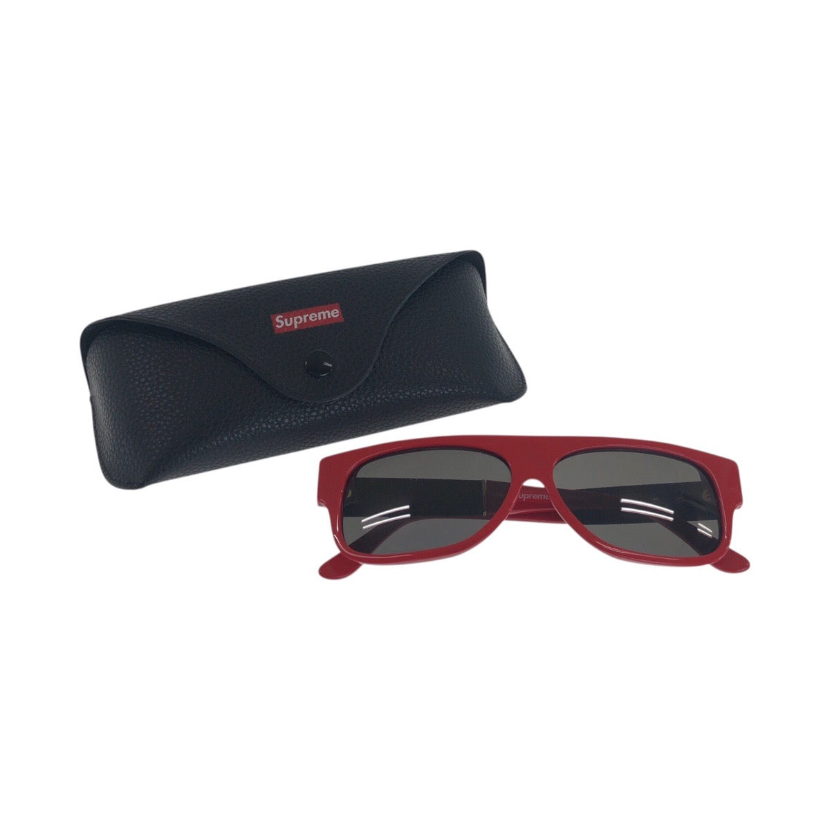 20638
Supreme シュプリーム レッド ブラック ゴールド金具 プラスチック 2015ss0507011 サングラス メガネ スクエア メンズ SA30