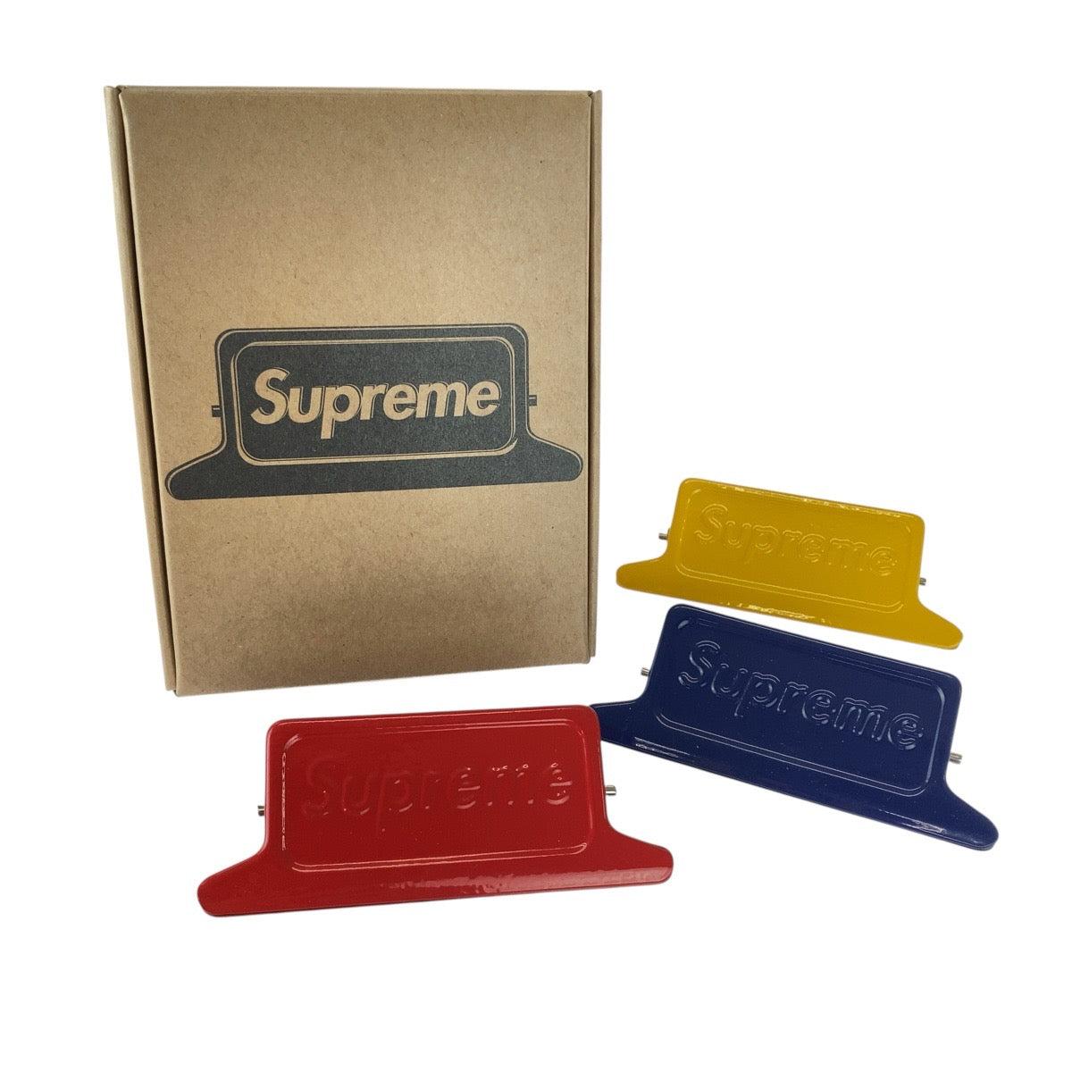 20640
Supreme SUPREME×DULTON Red Blue Yellow Metal Clip Set of 3 Men's N7
