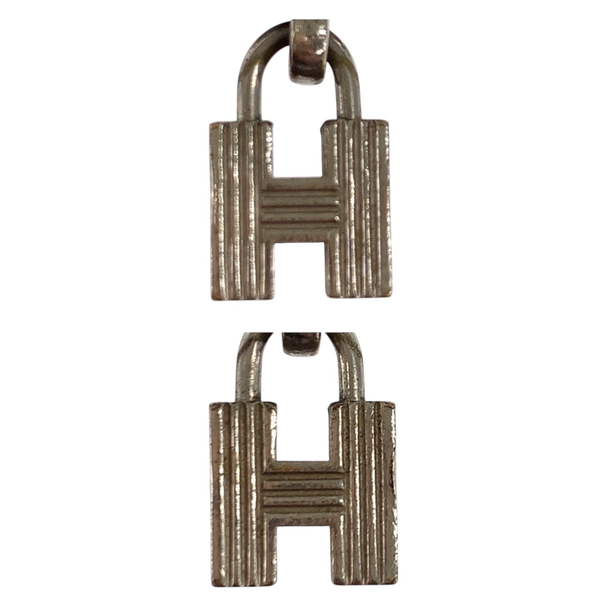20643
HERMES エルメス ケリー Hカデナモチーフ ゴールド ブラウン シルバー金具 メタル / レザー ブレスレット バングル レディース AB8