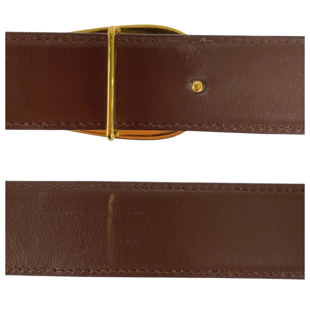 20645
GUCCI グッチ Gバックル 60cm/24インチ ブラック 黒 ゴールド金具 レザー 036 194 0956 ベルト レディース AB9