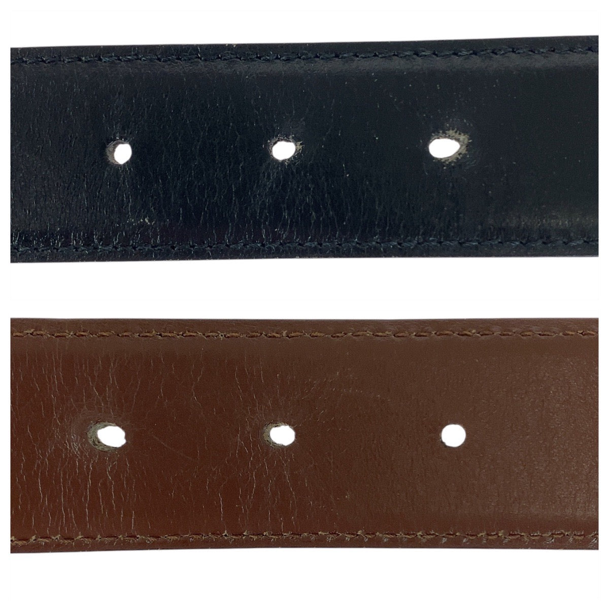 20645
GUCCI グッチ Gバックル 60cm/24インチ ブラック 黒 ゴールド金具 レザー 036 194 0956 ベルト レディース AB9