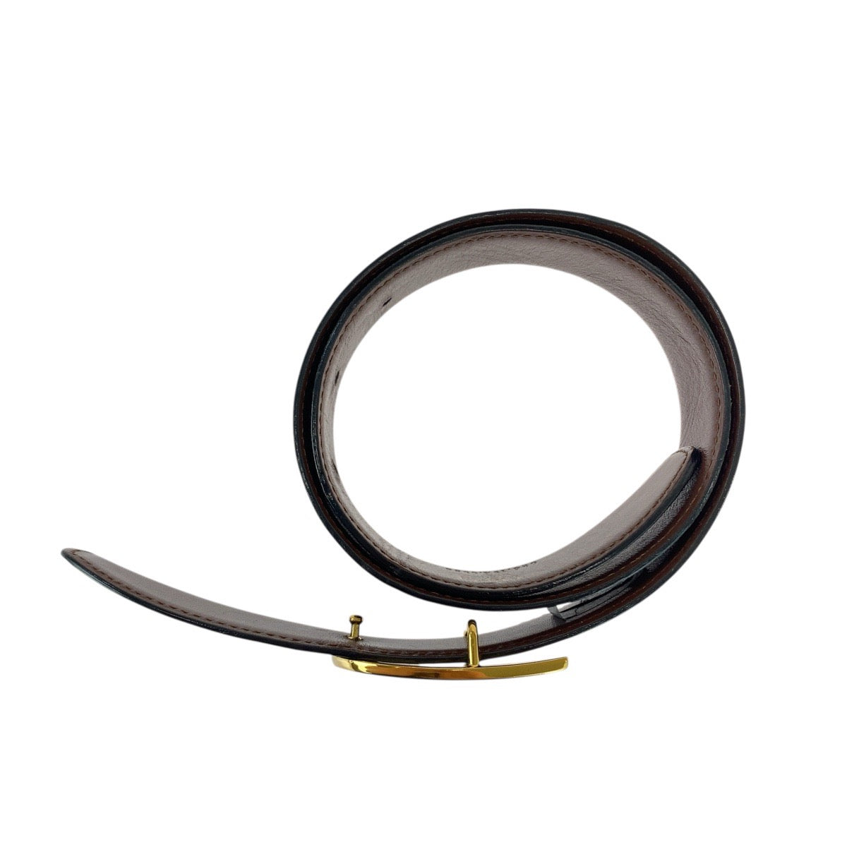 20645
GUCCI グッチ Gバックル 60cm/24インチ ブラック 黒 ゴールド金具 レザー 036 194 0956 ベルト レディース AB9