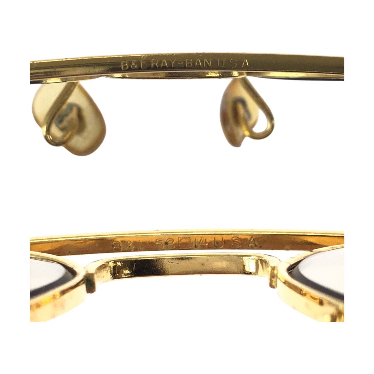 20647
Ray-Ban レイバン ヴィンテージ アビエーター ボシュロム ゴールド メタル 58□14 サングラス 男女兼用 ティアドロップ メンズ AB9