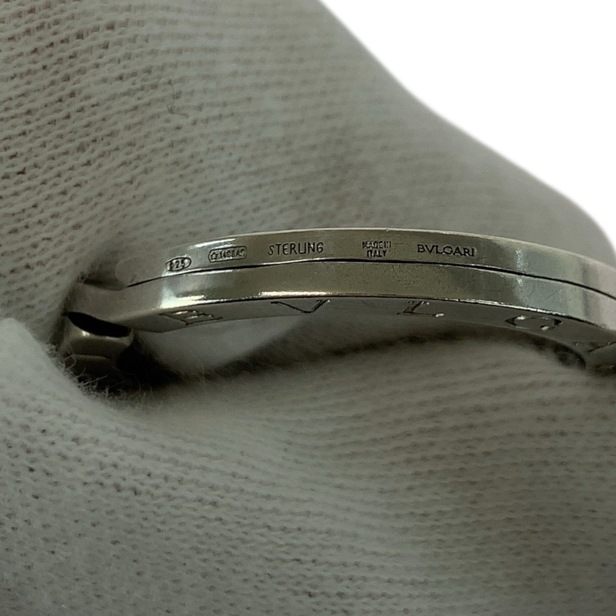 20649
BVLGARI Bvlgari B.zero1 Silver Silver Key Ring Necklace Top Unisex Men's AB9
