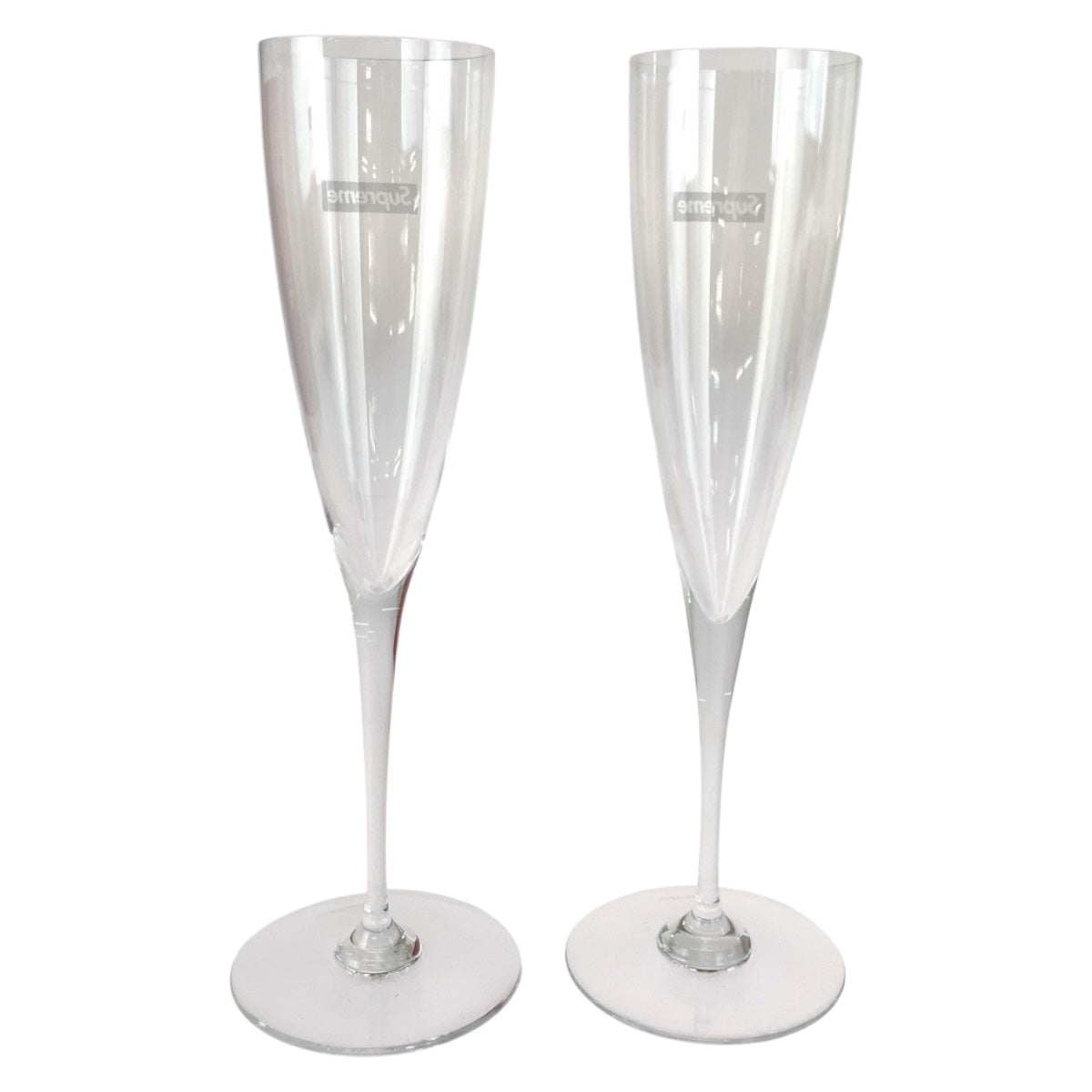 20651
Supreme シュプリーム 19AW Baccarat Dom Perignon Flute Set クリア ガラス シャンパングラス 2本セット メンズ N56