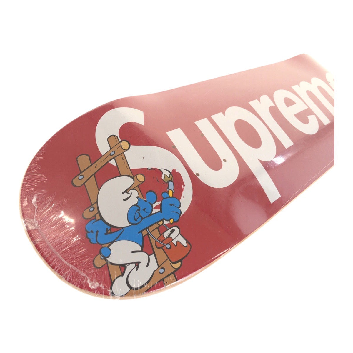 20653
Supreme Smurfs Skateboard Logo Red Multi-color Wood Sports Equipment Skateboard Men's N42