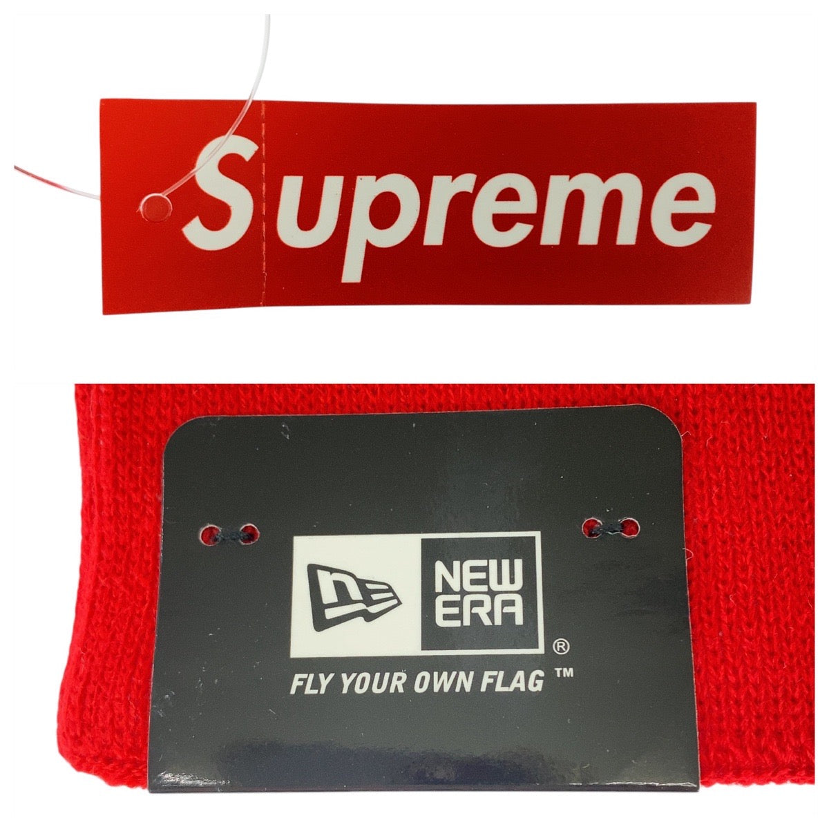 20654
Supreme Supreme x New Era Red White Acrylic / Polyester Headband Hairband Men's N21