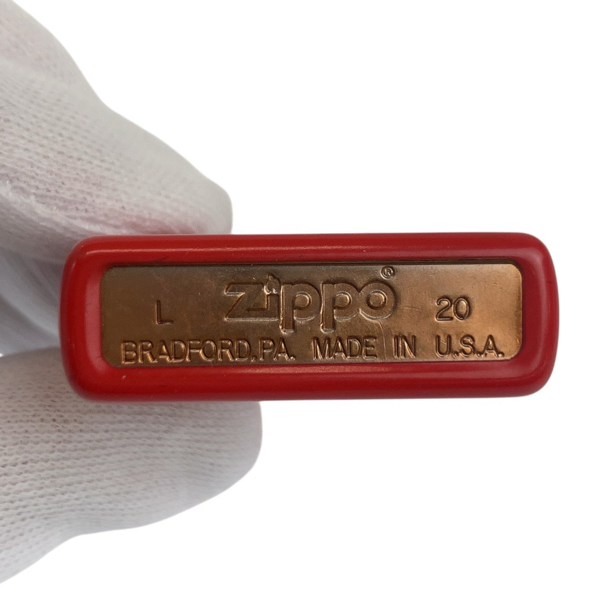 20656
Supreme シュプリーム Logo Zippo レッド ホワイト 真鍮 ライター メンズ N28
