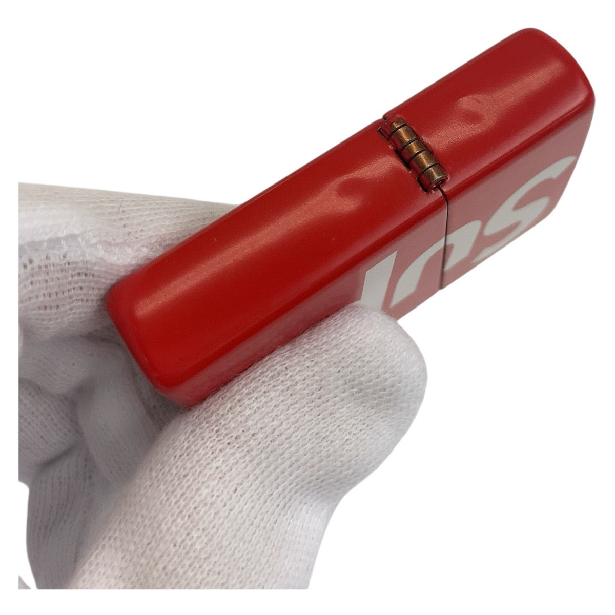 20656
Supreme シュプリーム Logo Zippo レッド ホワイト 真鍮 ライター メンズ N28