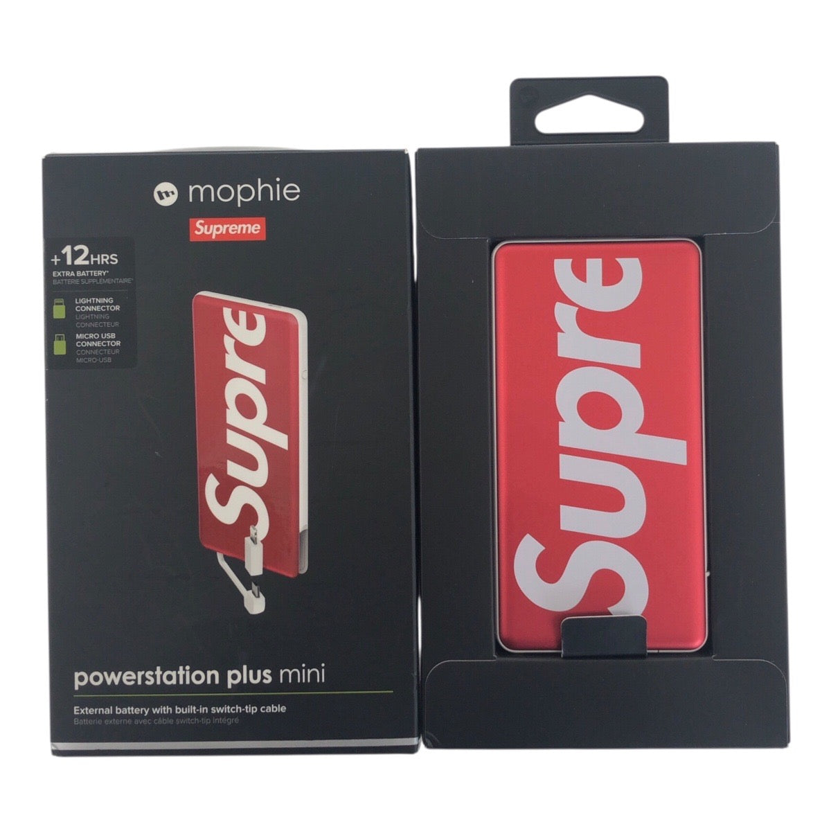 20657
Supreme Red White Aluminum 2017SS0216062 Small Appliances Mobile Battery Men's N14