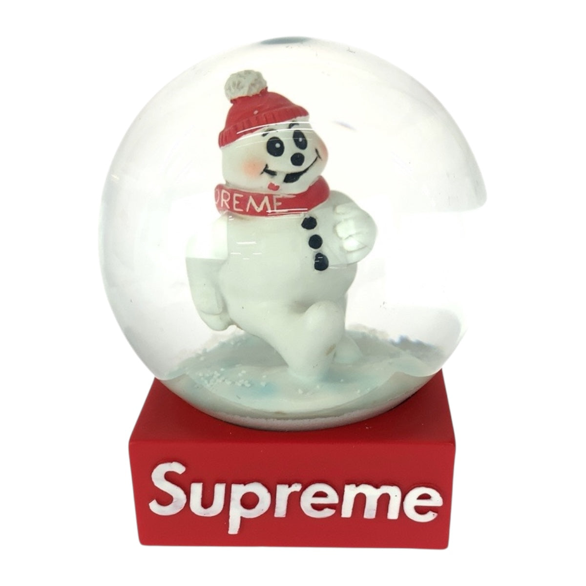 20662
Supreme 21AW Snowman Snowglobe Red White Glass Snow Globe Men's SA11
