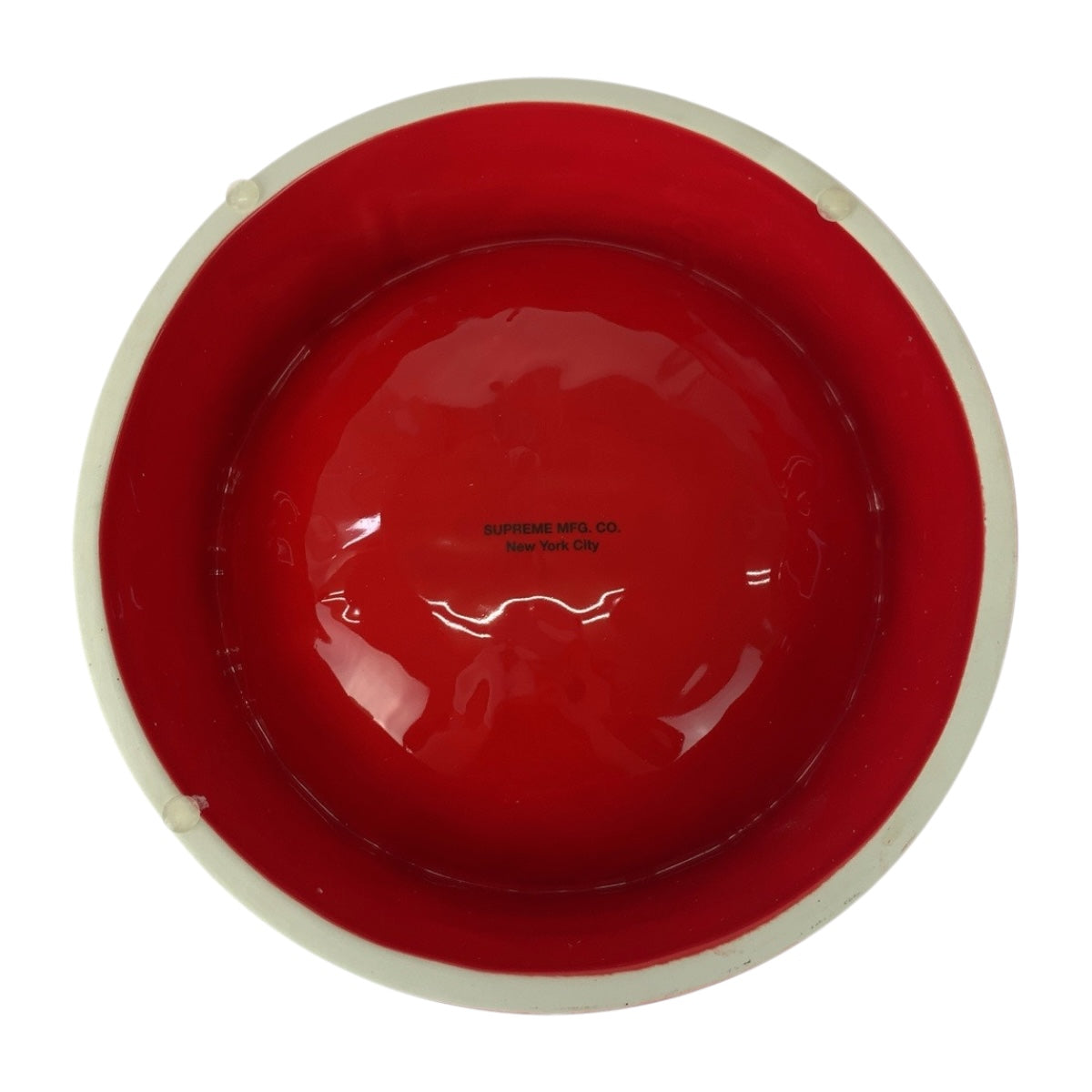 20663
Supreme シュプリーム 23SS DIAMOND PLATE DOG BOWL レッド セラミック ドッグボール ペット用 レディース N21