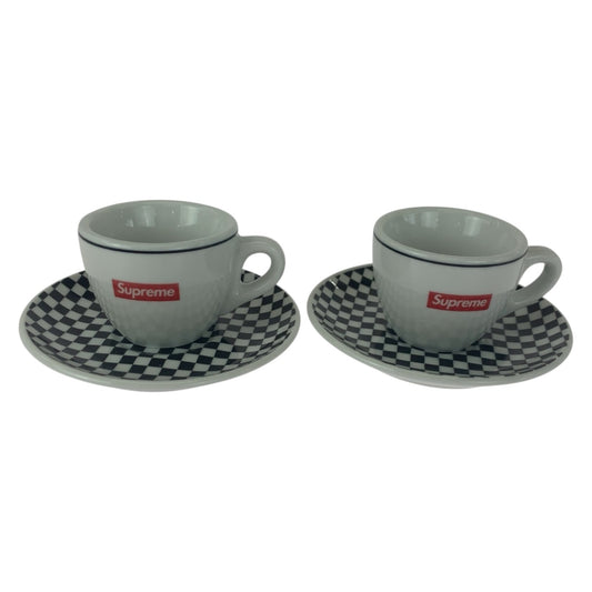 20664
Supreme シュプリーム 22SS IPA Porcellane Aosta Espresso Set ホワイト ブラック レッド ガラス 食器 セット レディース N18