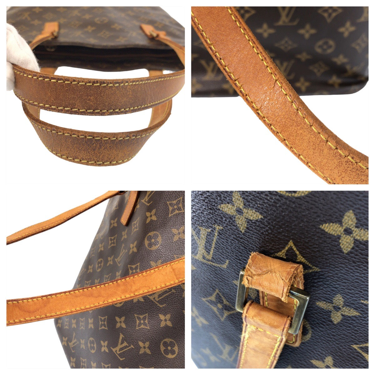 20668
LOUIS VUITTON ルイヴィトン モノグラム ヴァヴァンGM ブラウン ゴールド金具 PVC / レザー M51170 トートバッグ ショルダーバッグ レディース B42