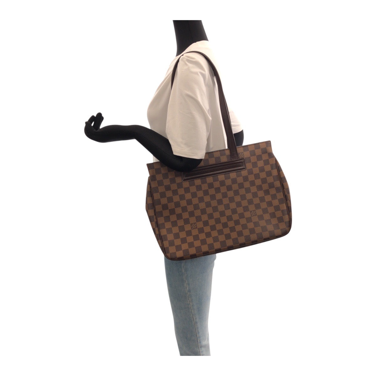 20669
LOUIS VUITTON ルイヴィトン ダミエ パリオリPM ブラウン ゴールド金具 PVC / レザー N51123 トートバッグ ショルダーバッグ レディース ABP63